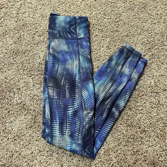 Lululemon Invigorate High-Rise Tight Legging Shapeshifter Flux Blue Multi Size 2 - Picture 4 of 15
